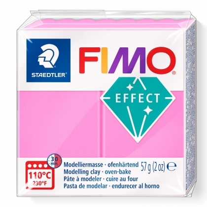 Fimo Effect Полимерна глина / Неон Розова - 8010-201