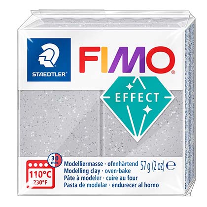 Fimo Effect Полимерна глина / Сребърна Брокат - 8020-812