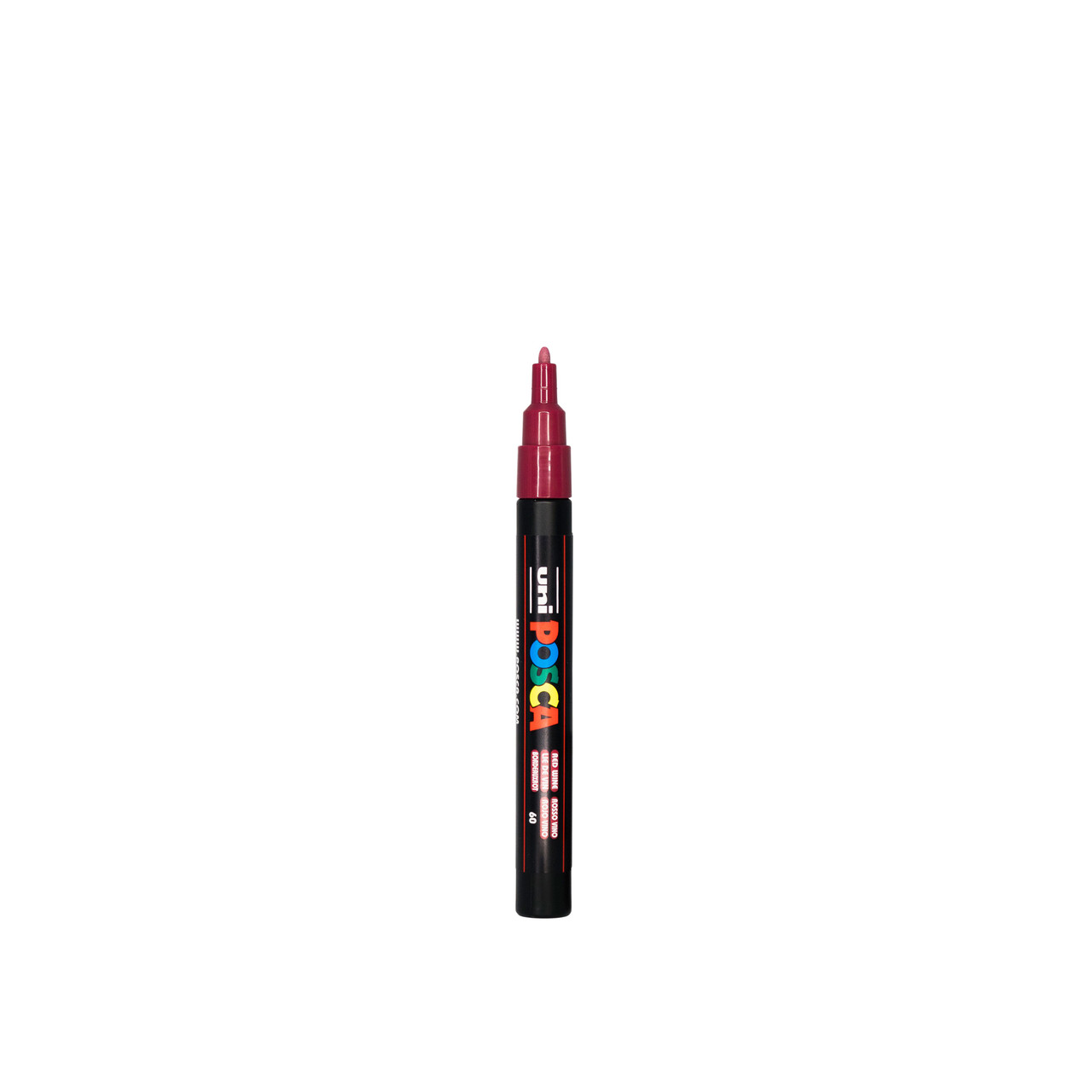 Перманентен маркер POSCA PC-3M Виненочервен - 111020154