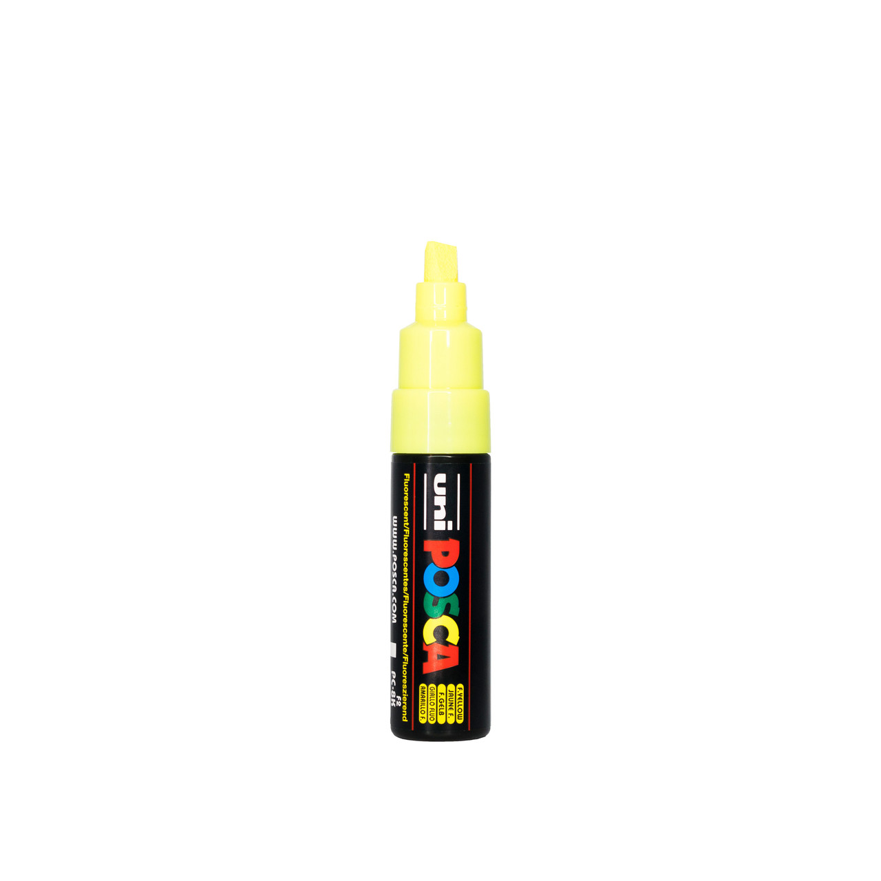 Перманентен маркер POSCA PC-8K Флуоресцентно Жълто - 111020200