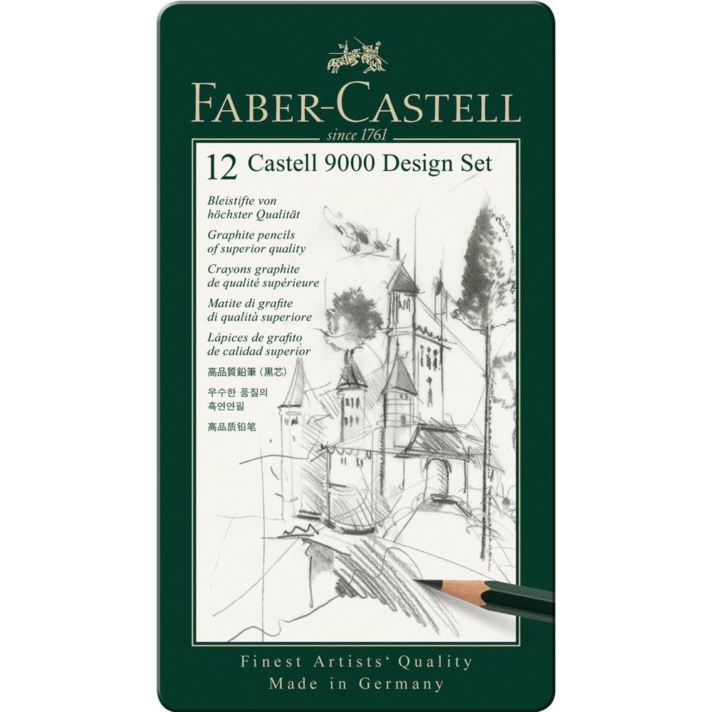 FC Castell 9000 Design Комплект моливи 12 бр.