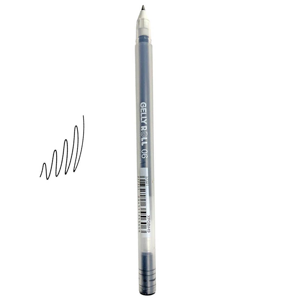 Gelly Roll Черен Гел химикал 06 : 0.4 мм - 37321
