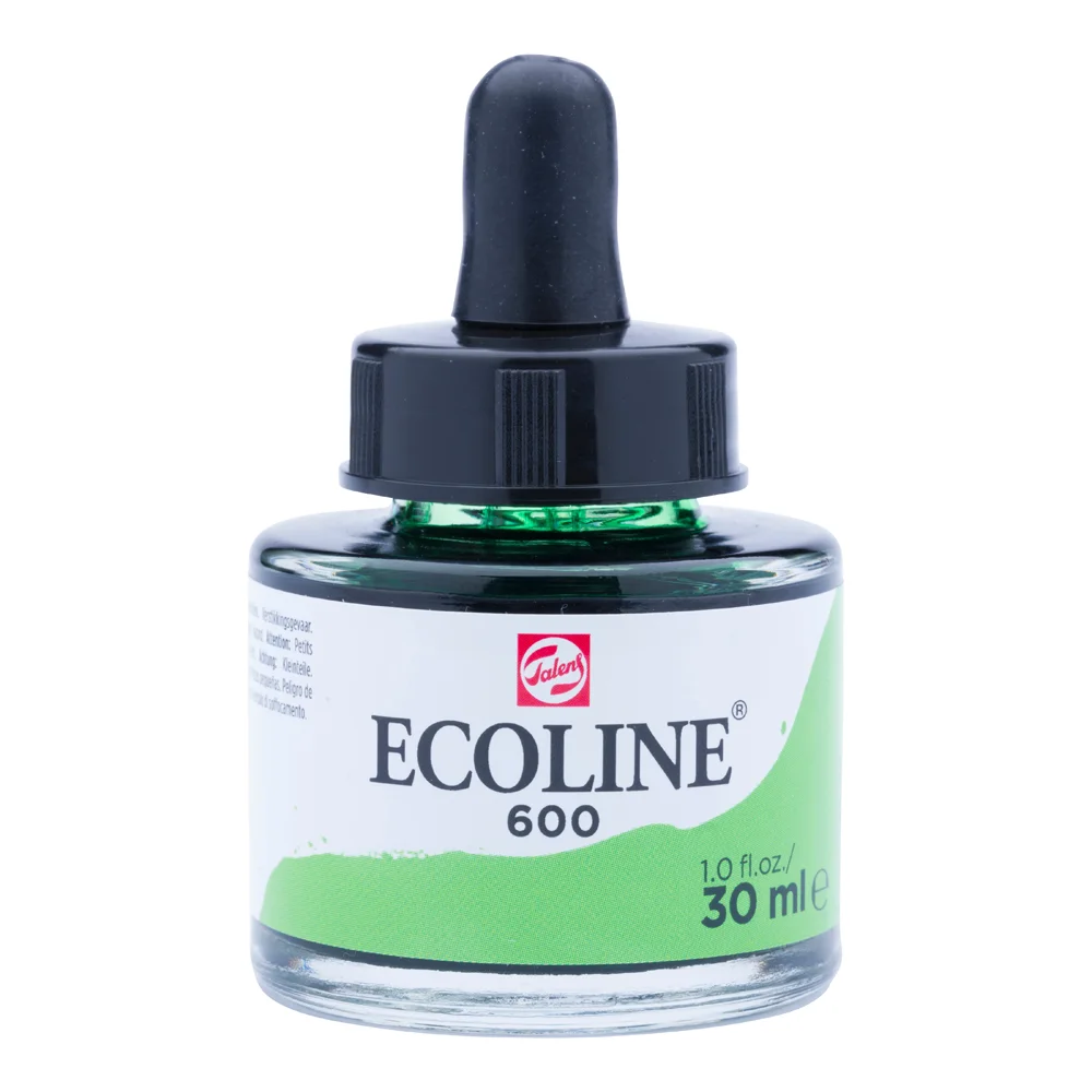 Акварелен Туш Ecoline Ink : 600 Зелен - 11256001