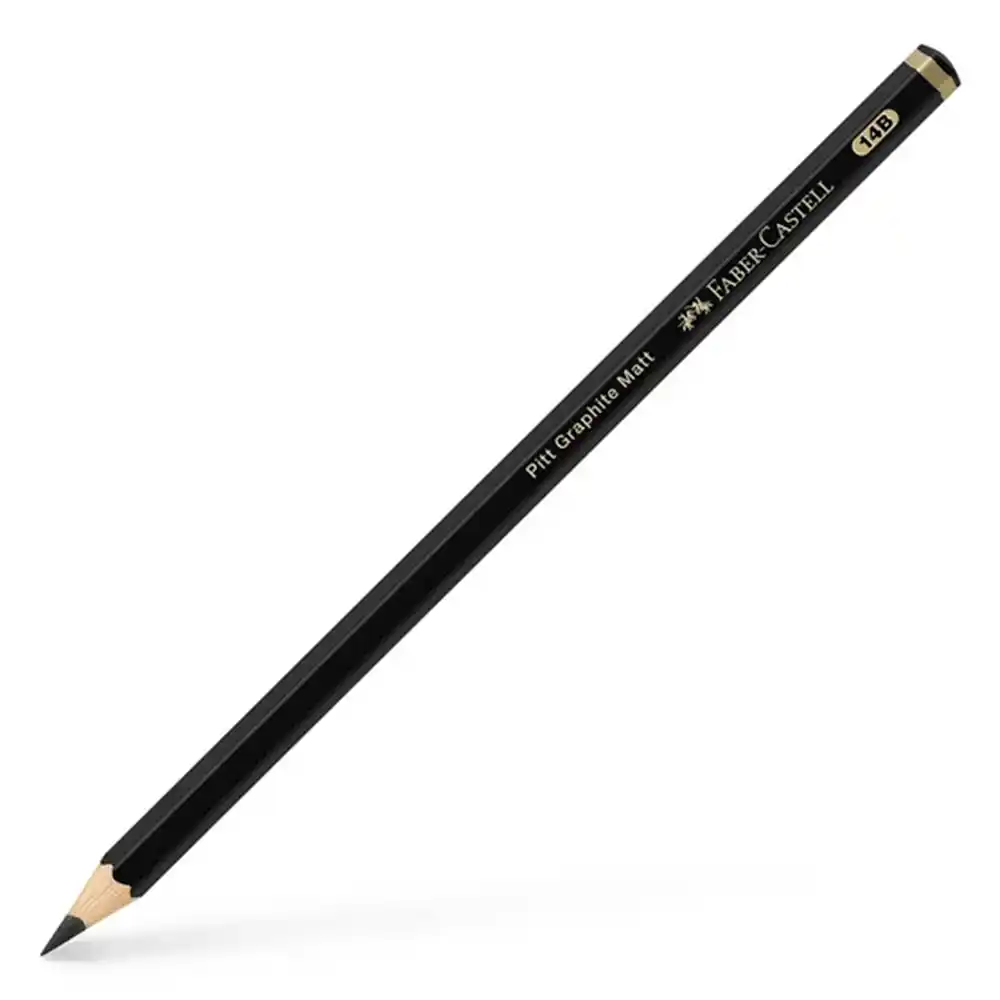 Faber-Castell Молив Pitt Graphite Matt, чернографитен, 14B