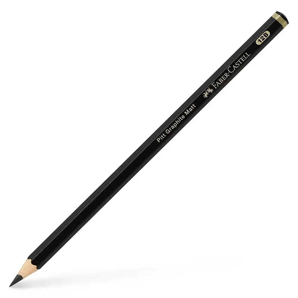 Faber-Castell Молив Pitt Graphite Matt, чернографитен, 12B