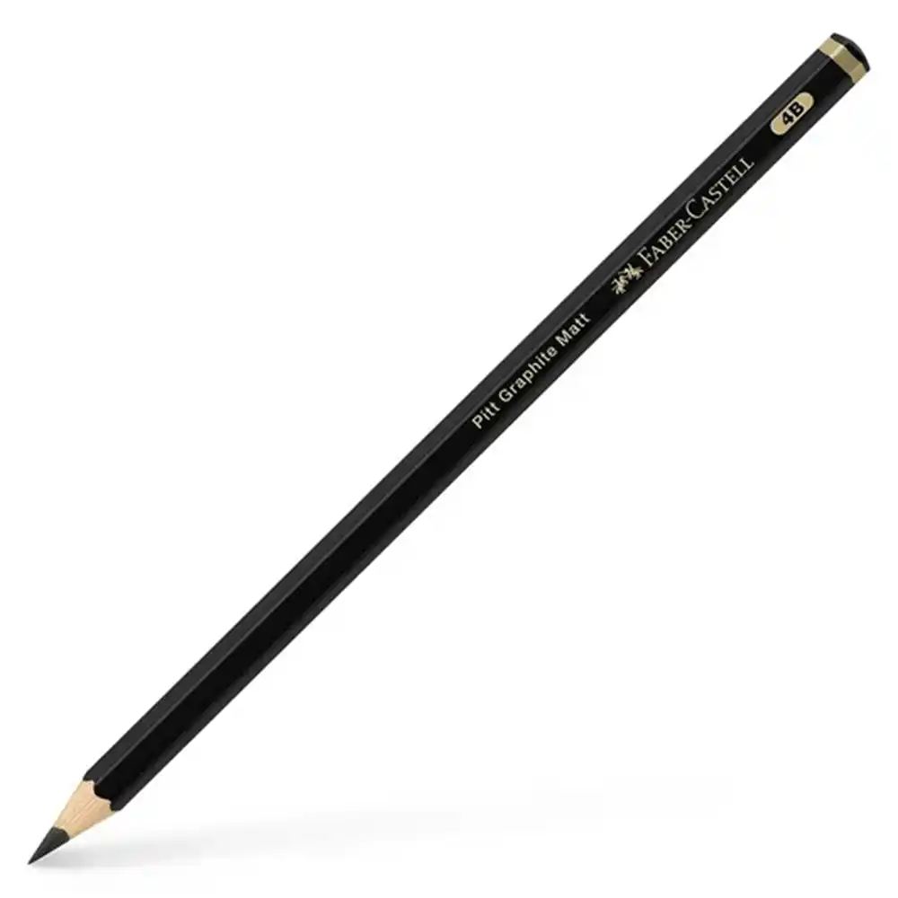 Faber-Castell Молив Pitt Graphite Matt, чернографитен, 4B