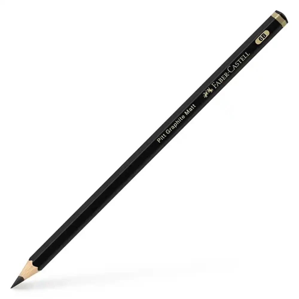 Faber-Castell Молив Pitt Graphite Matt, чернографитен, 6B