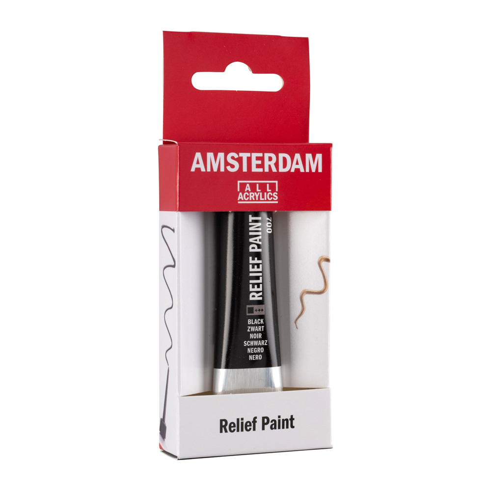 AMSTERDAM RELIEF Боя Контур 20мл - Черна 700 - 58047001